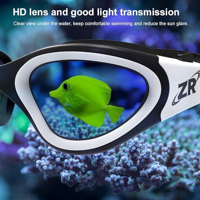 ZIONOR G1 Polarized Swimming Goggles for Unisex Adult Women Anti Fog 100% Anti UV Diving Goggles-StrideForce Fitness