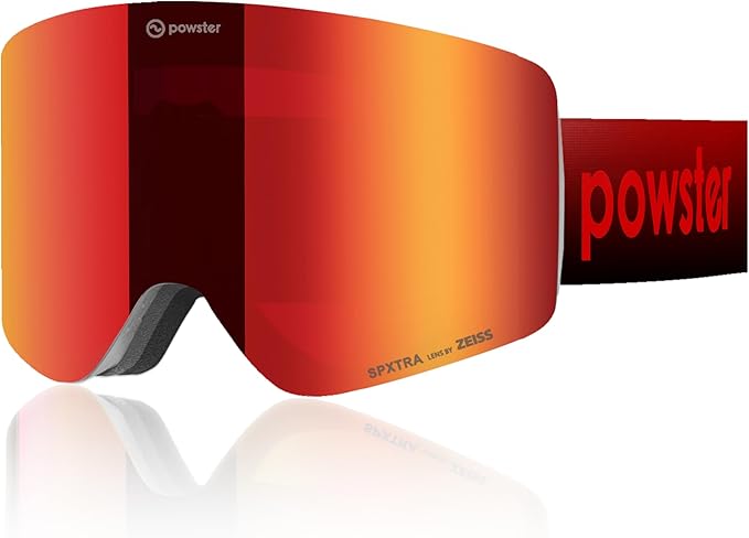 Ski Goggles Snow OTG Snowboard Goggles Magnetic Interchangeable Lens Frameless UV Protection Anti-fog mobile Skating-StrideForce Fitness