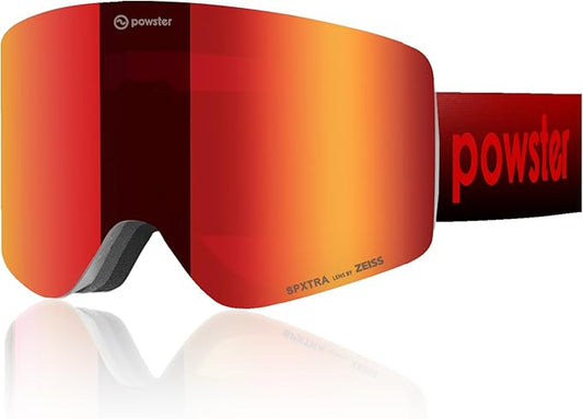 Ski Goggles Snow OTG Snowboard Goggles Magnetic Interchangeable Lens Frameless UV Protection Anti-fog mobile Skating-StrideForce Fitness