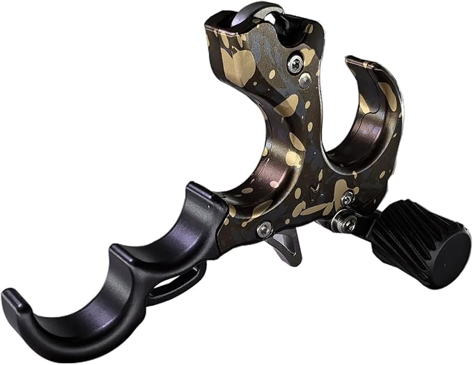 Compound Bow Aid Releaser with Wrist Straps and Adjustment Tool,Archery Release Aids with 3 Thumb Release Adjustable,Aluminum Alloy Aids.for Left and Right Handers.-StrideForce Fitness