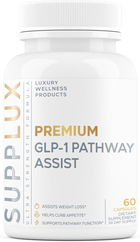 Premium GLP-1 Pathway Support Supplement for Weight Loss to Burn Fat & Suppress Appetite - Shredding Pills for Women & Fat Burner for Men | 3rd Party Tested Supplement - 60 Pills for Adults-StrideForce Fitness