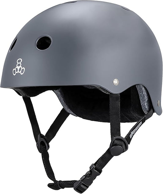 Triple Eight Deep Cover Helmet - Ideal for Skateboarding, Bicycling, BMX, and Roller Skating-StrideForce Fitness
