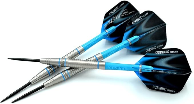 CUESOUL Professional Tungsten Steel Tip Dart Set 85% Tungsten 22g/24g/26g-Glory Series-StrideForce Fitness