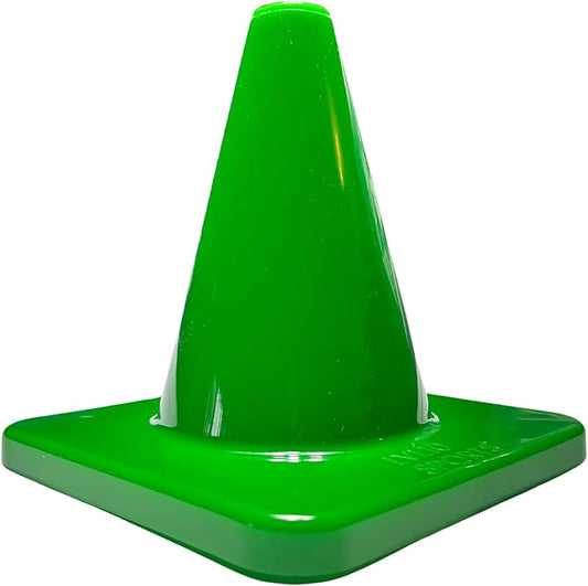 LVL10 Pro Training Cones - 6" Soccer Training Cones for Sports - for Basketball, Football, Basketball and Agility Drills - Soccer Field Markers That Won't Crack, Slide or Fly-StrideForce Fitness