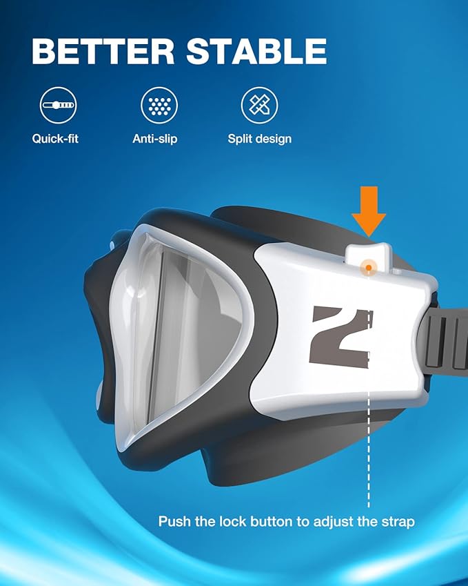 ZIONOR Swim Goggles, G1 SE Swimming Goggles Anti-fog for Adult Men Women-StrideForce Fitness