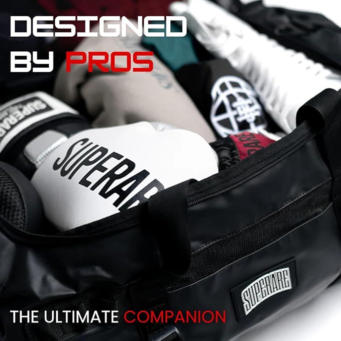 Superare Gear Bags - Gym Duffle Bag, Backpack, Tote Bag for MMA, Athletic Gym Boxing Bag - Enorme, Carico, Diario, Sporta-StrideForce Fitness