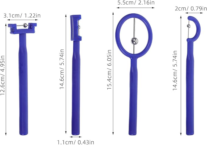 Ngue Muscle Training Tool 4pcs Tongue Tip Trainer for Boys and Girls Oral Stimulation Kit Speech Therapy Tool Portable