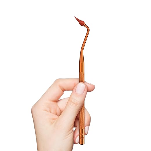 GUM Stimulator Permanent Handle - 1 Rubber Tip Included - Long Handled Massager for Gums - Remove Plaque & Promote Gum Health, 1 Count