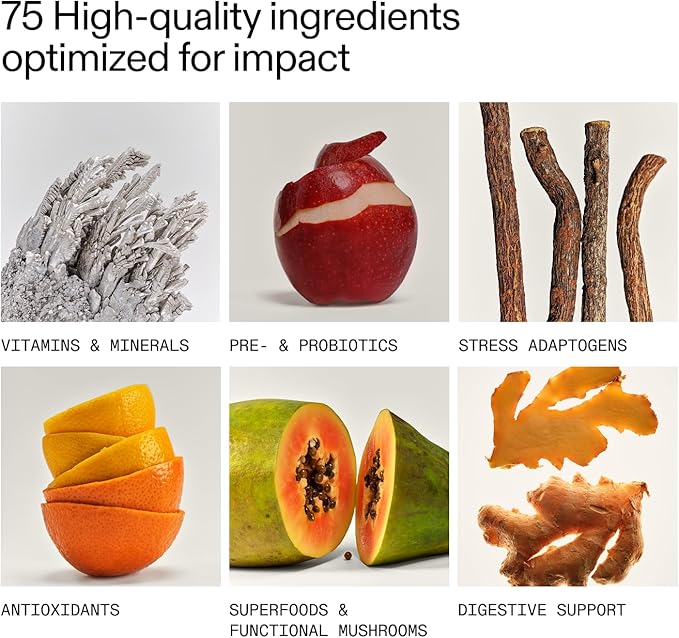 AG1 Athletic Greens Greens Powder Supplement, Improve Gut Health, Multivitamin, Probiotic, Gluten Free, Vegan and Keto Friendly, 75 Vitamins (Travel Packs, 15 Count) - Classic Formula-StrideForce Fitness