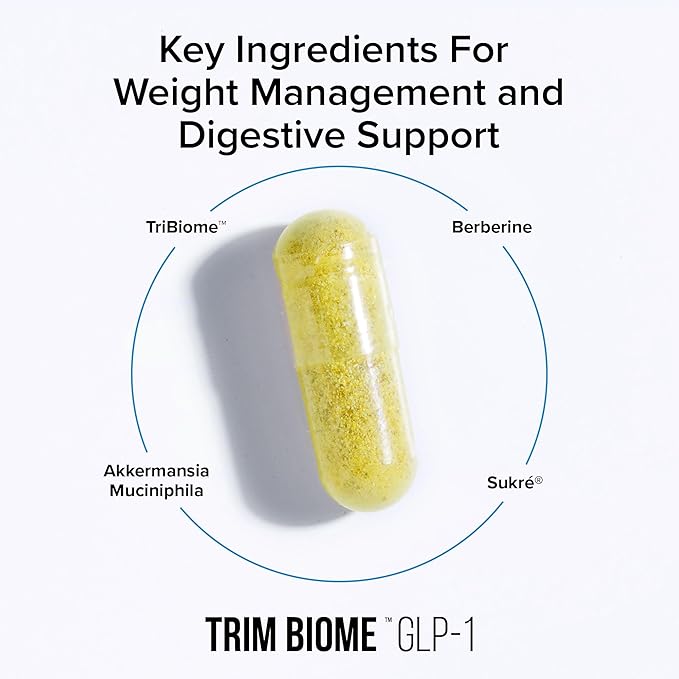 InnoSupps Trim Biome™ GLP-1 | Gut Health + Metabolic Support* | Prebiotic + Probiotic + Postbiotic | Akkermansia + Berberine | 60 Capsules. 30 Servings-StrideForce Fitness