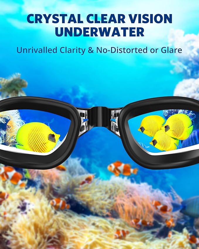 Aegend Swim Goggles, Swimming Goggles No Leaking Full Protection Adult Men Women Youth-StrideForce Fitness