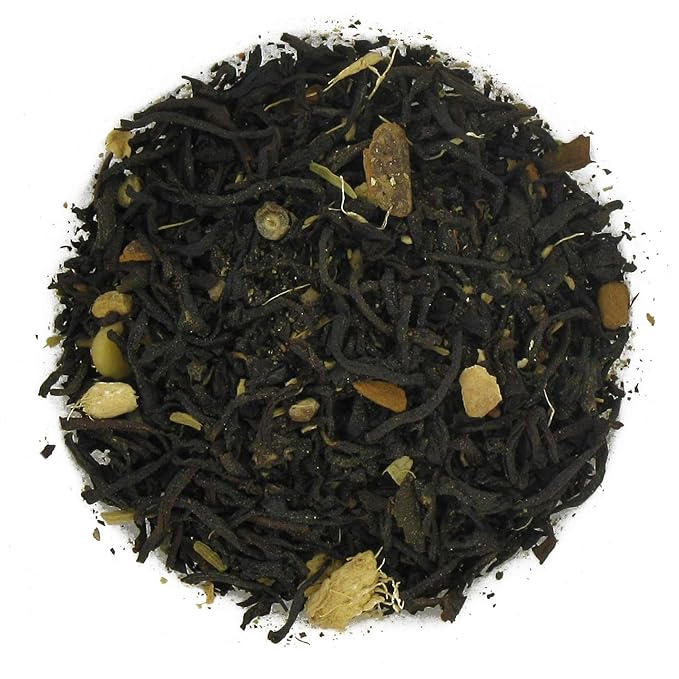 Night of the Iguana Chocolate Chai Tea - 4oz | Loose Leaf Black Tea with White Chocolate, Cinnamon, Clove, Cardamom Spices | Assam Tea Blend | Bold Spiced Chai | Serve Hot or Iced-StrideForce Fitness