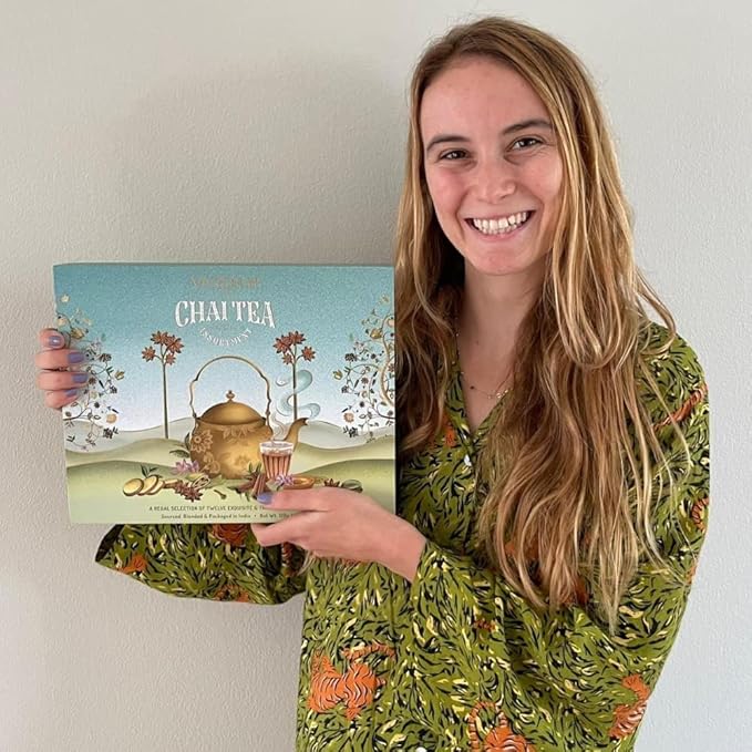 VAHDAM, Chai Tea Gift Set (12 varieties) Chai Loose Leaf Tea in Tin Caddy Gift Box | Exotic Chai Tea Blends | Gluten Free, Non GMO | Gifts for Men and Women | Gifts for Him/Her-StrideForce Fitness