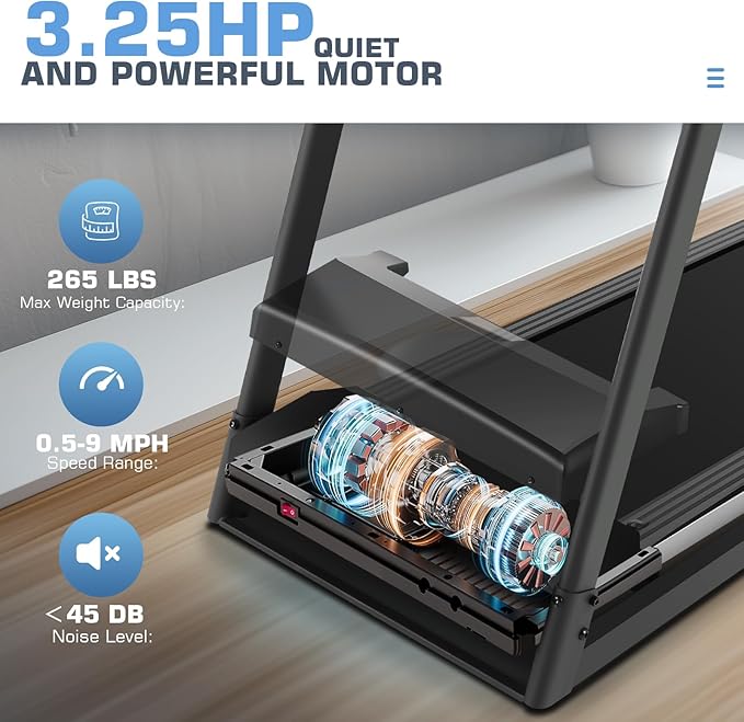 SYTIRY Incline Treadmills for Home with TV Screen and WiFi, 3.25HP Smart Walking Pad Treadmill with Incline, Heavy Duty Foldable Electric Running Machine with 10” Touchscreen, 3D Virtual Sports Scenes-StrideForce Fitness