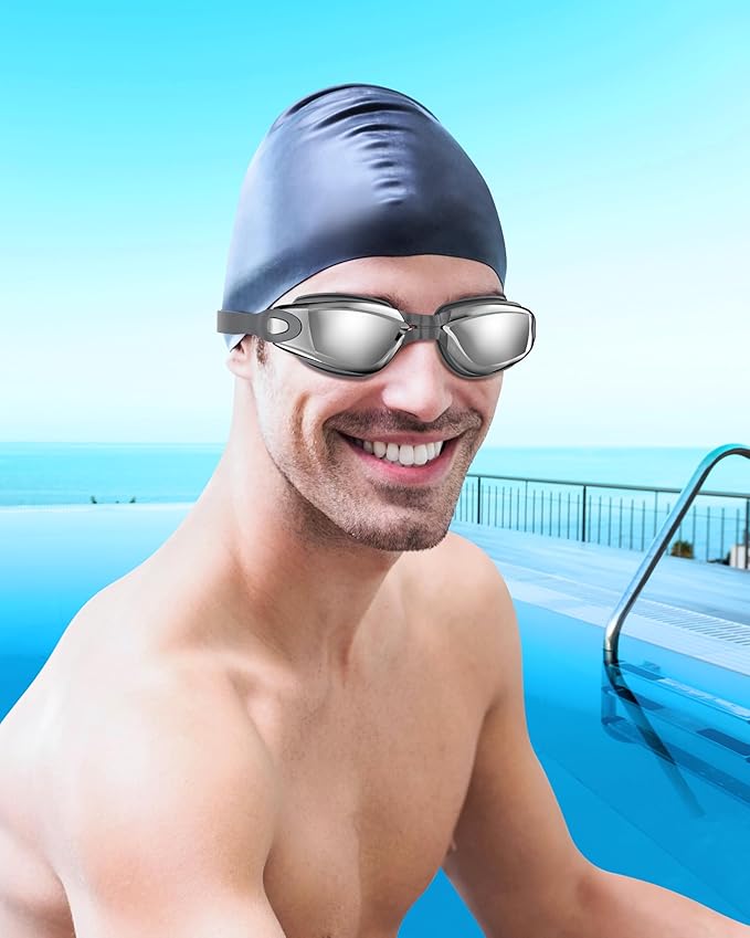 Aegend Swim Goggles, Swimming Goggles No Leaking Full Protection Adult Men Women Youth-StrideForce Fitness