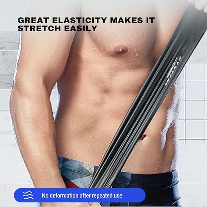 WHALE Extra Large Swim Cap for Women Men, Durable Silicone Swimming Hat with Ear Protection, Unisex Adults Bath Swimming Caps for Long Thick Curly Hair & Dreadlocks Braids Weaves Afro Hair-StrideForce Fitness