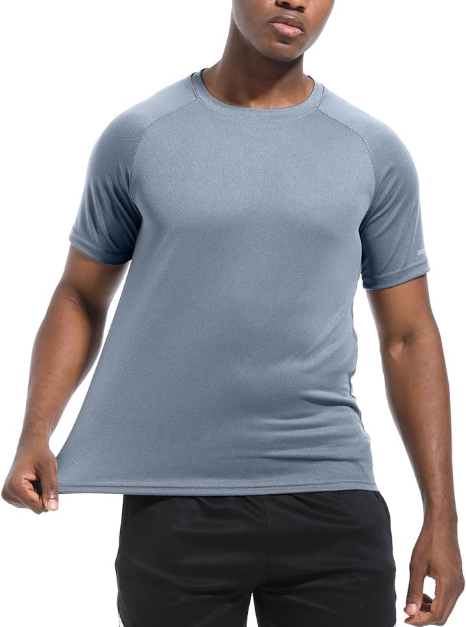 Boyzn 1, 3, 5 or 7 Pack Men's Workout Running Shirts, Dry Fit Moisture Wicking T-Shirt, Gym Athletic Short Sleeve Tee Shirts-StrideForce Fitness