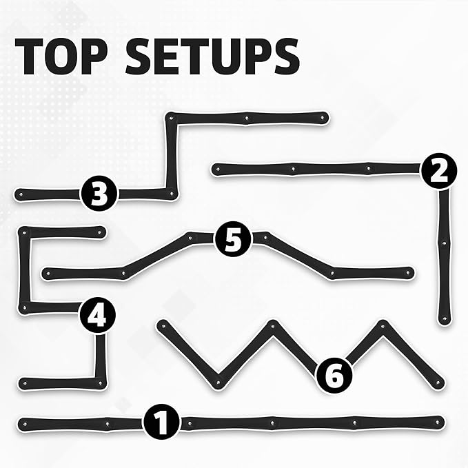 The Snake Trainer - Lightweight Stickhandling Training Tool - Hockey Training Equipment for Puck Control, Reaction Time and Coordination - Portable, Durable and Adjustable-StrideForce Fitness