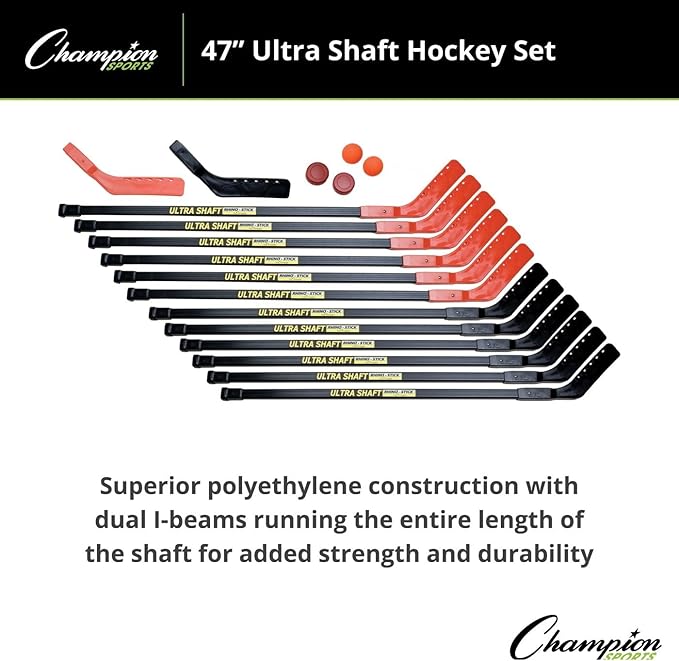 Champion Sports Ultra Shaft Hockey Set-StrideForce Fitness