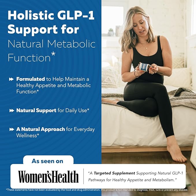 GLP-Activate | Hunger & Metabolism Support - Formulated to Help Support GLP-1 Pathways - Expert Formulated Supplement - 1 Capsule for Balanced Appetite & Metabolic Wellness Daily (90 Servings)-StrideForce Fitness