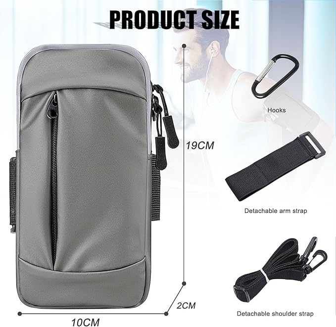 Phone Holder Arm Bands for Running Armband Small Crossbody Bags for Women Kids,iPhone 15 14 13 12 11 Pro Max Xs Xr X 6 7 8 Plus SE Mini Galaxy Ultra Edge S24 S23 Note-StrideForce Fitness