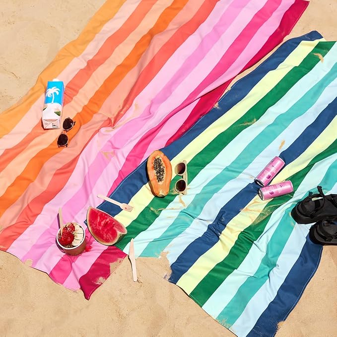 Dock & Bay Quick Drying Towel - for Sports & Gym - Compact, Lightweight - 100% Recycled - Includes Bag - Summer - Cool Lagoon, Extra Large (200x90cm, 78x35)-StrideForce Fitness