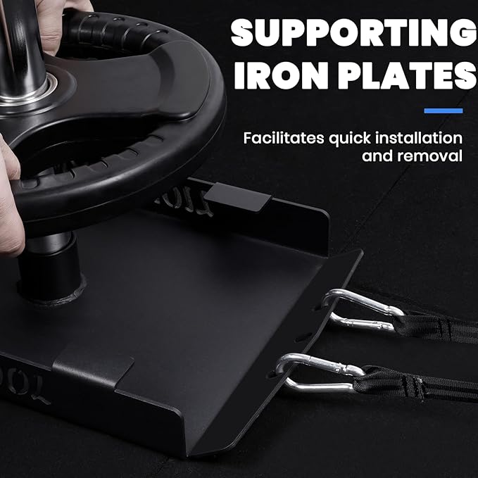 LIONSCOOL Weight Training Sled with Pro Pulling Belt or Vest Set, Sled Push with Adjustable Handle, Power Sled Workout Sled for Drag Speed Training Improvement and Strength-StrideForce Fitness