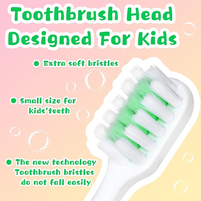 Dingion 24 Pcs Kids Toothbrush Bulk Children Manual Tooth Brush Set Soft Lovely Little Cute Colorful Panda Toothbrush Bristles for Age 3 and Above Boys Girls