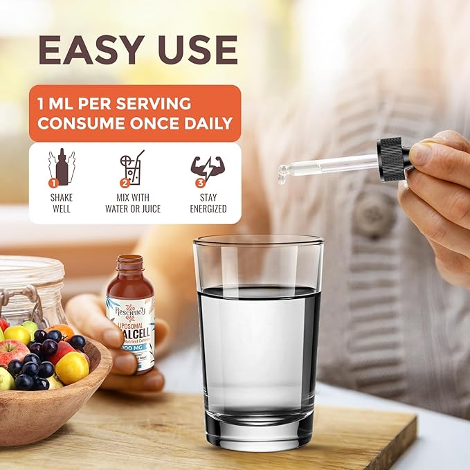 13-in-1 Liquid Oxygen & Nutrient Supplement for Energy, Altitude Support, Performance, Antioxidant, Immune, Fatigue & Detox, Liposomal for High Absorption, pH Balance, Organic, Gluten Free, 6 Fl Oz-StrideForce Fitness