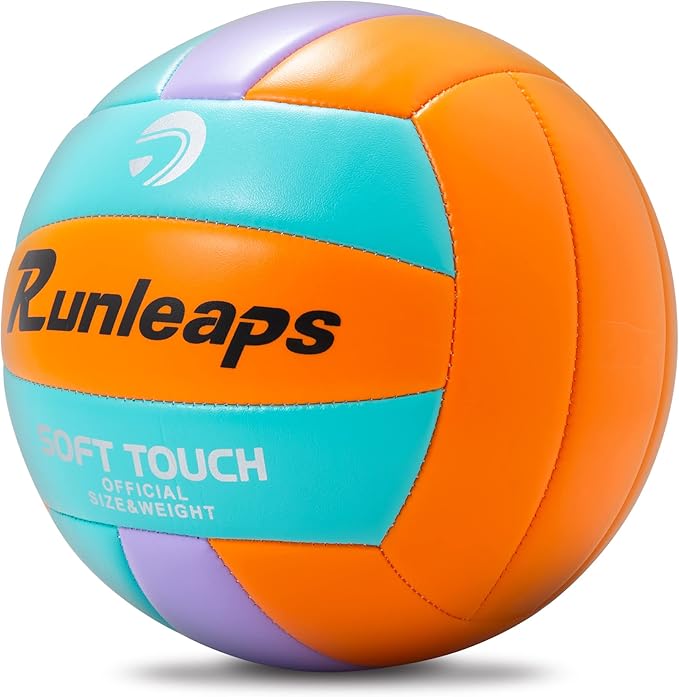 Beach Volleyball Official Size 5 Soft Waterproof Volleyball Sand Sports PU Ball for Indoor, Outdoor, Pool, Gym, Training-StrideForce Fitness