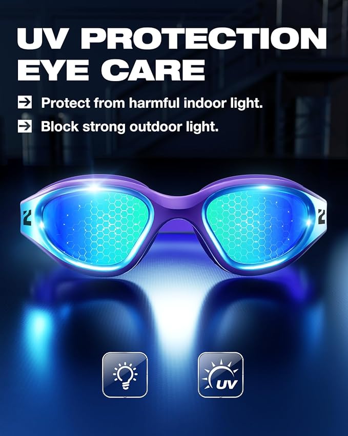 ZIONOR G1 Nava Super Anti-Fog Unisex Swim Goggles Mirror/Bright Smoke Lens-StrideForce Fitness