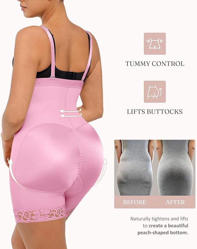 FeelinGirl Faja Body Shaper Tummy Control Shapewear for Women Butt Lifter Post Surgery Fajas Postparto Para Mujer-StrideForce Fitness