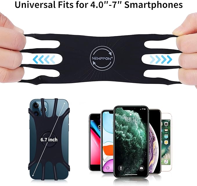 Detachable & 360° Rotatable Running Armband -with Reflective Strap Zipper Pocket & Earphone Bag for iPhone 16 15 14 Pro Max Plus Samsung Galaxy – Workout Exercise Phone Holder with Card Key Slot-StrideForce Fitness