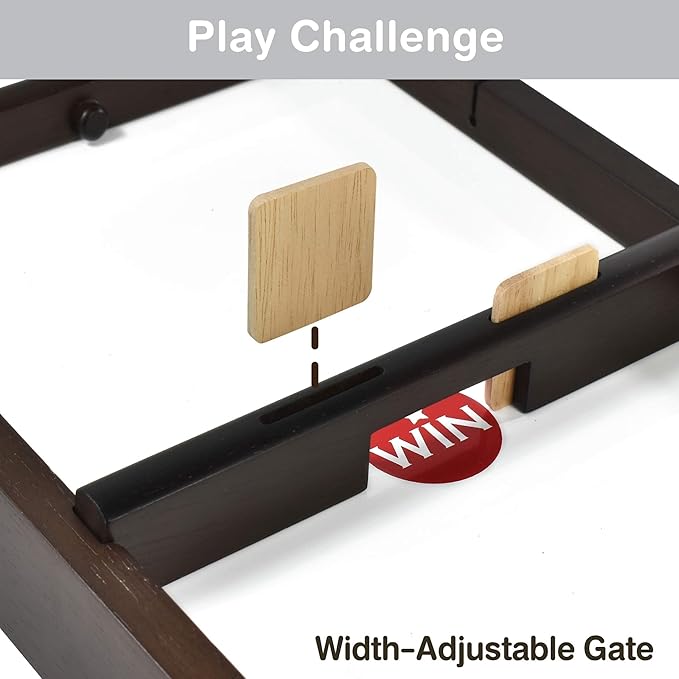 Shooz n TOZZ: Wooden Multi Tabletop Indoor Portable Board Games for Kids and Family-StrideForce Fitness