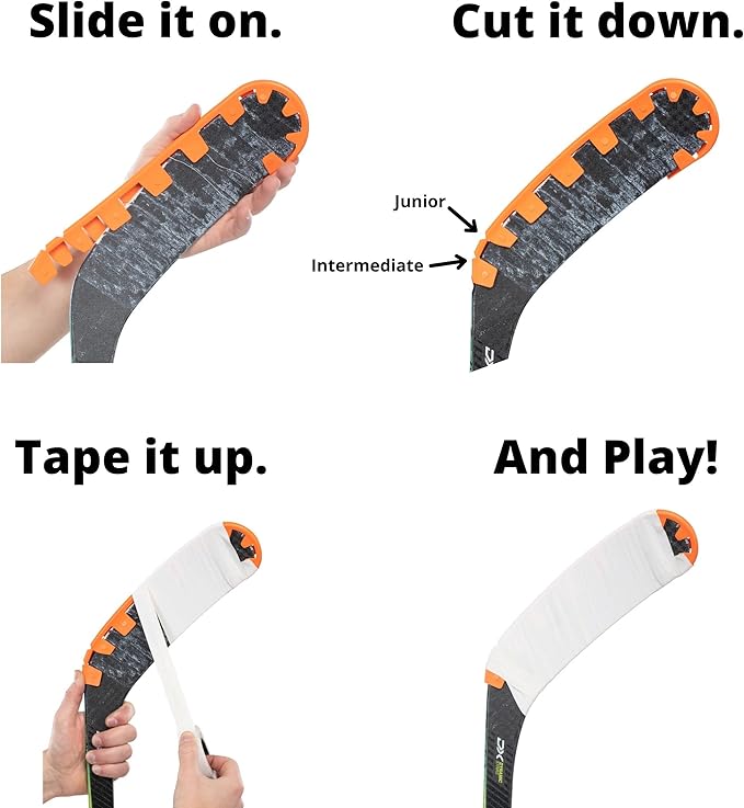 TOP SHELF - Hockey Stick Blade Protector Wrap Street Hockey Stick Set - Off Ice Training Equipment - Sauce Kit - 2 Pack-StrideForce Fitness