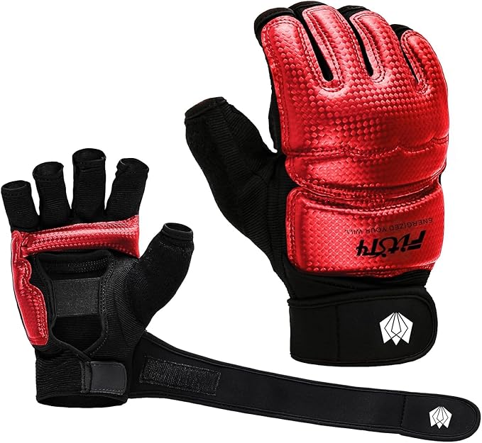 FitsT4 Sports Half Mitts MMA UFC Training Boxing Punch Bag Martial Arts Gloves-StrideForce Fitness