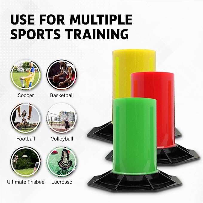 The Snake Trainer - Lightweight Stickhandling Training Tool - Hockey Training Equipment for Puck Control, Reaction Time and Coordination - Portable, Durable and Adjustable-StrideForce Fitness