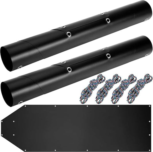 Tlswshsy 2pcs Deer Drag Sleds-Multi-Purpose Utility Sled for Hauling Ice Fishing Supplies, Fire Wood, Duck Hunting, Fishing Gear and Accessories-StrideForce Fitness