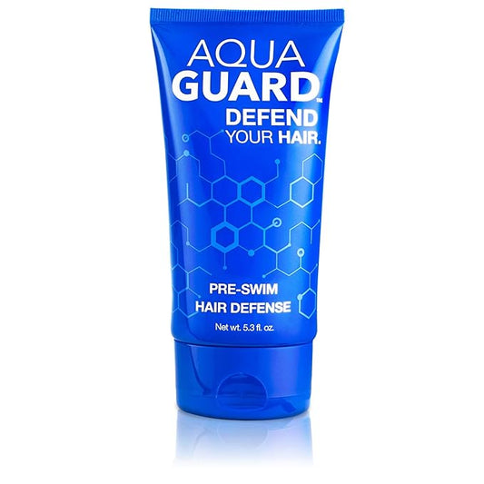 AQUA GUARD Pre-Swim Hair Defense | No More Swim Hair | Prevents Chlorine Damage + Softens Hair While Swimming | Made in California | Color Safe, Leaves Hair Smelling Great | 5.3 oz-StrideForce Fitness