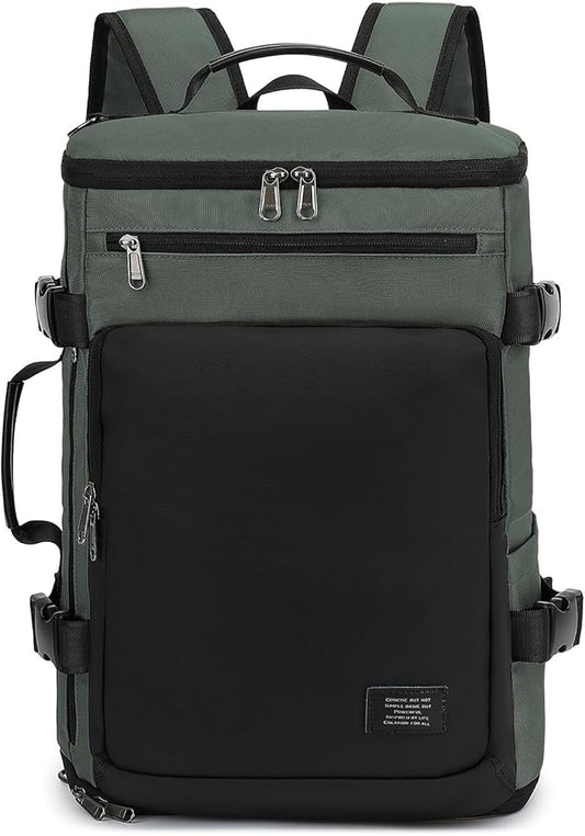 Kalesi Gym Duffle Bag Backpack 4-Way Waterproof with Shoes Compartment for travel Sport Hiking laptop Business-grey-StrideForce Fitness