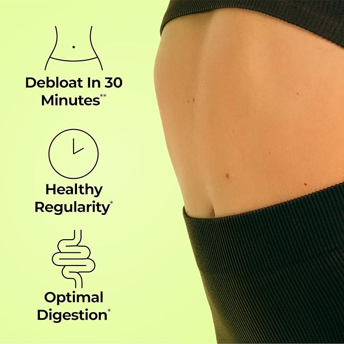 HUM Flatter Me Digestive Enzymes Bloating Supplement - Fast-Acting Bloat Relief for Digestive Health, Debloating Multi Enzyme, Bloat Pills, Anti Bloat Pills, Vegan 180 Servings-StrideForce Fitness