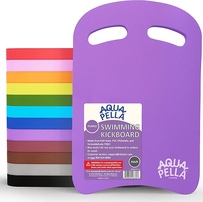 Aquapella Swimming Kickboard - One Size Fits All - A Great Training Aid for Children and Adults-StrideForce Fitness