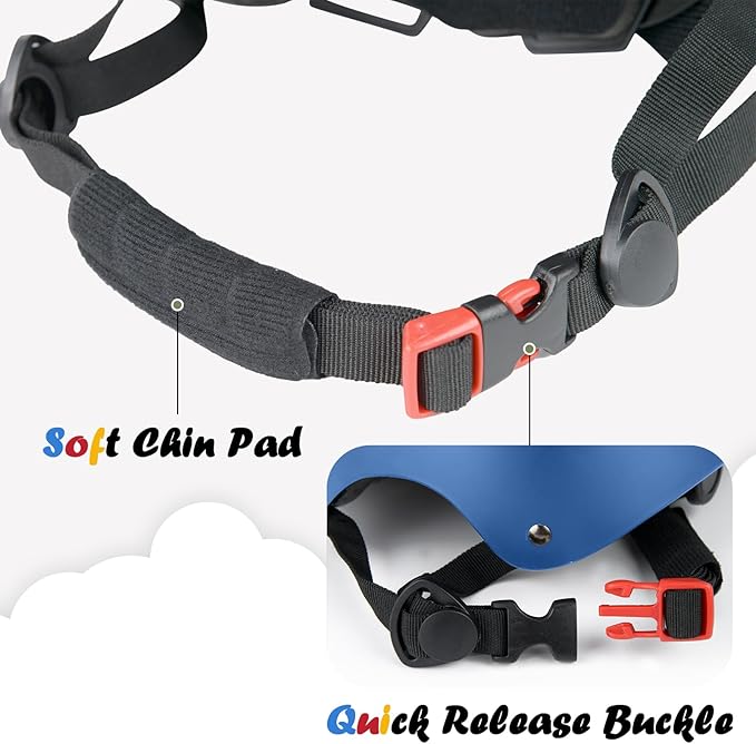 Kids Bike Helmet, Adjustable and Multi-Sport, from Toddler to Youth, 3 Sizes-StrideForce Fitness