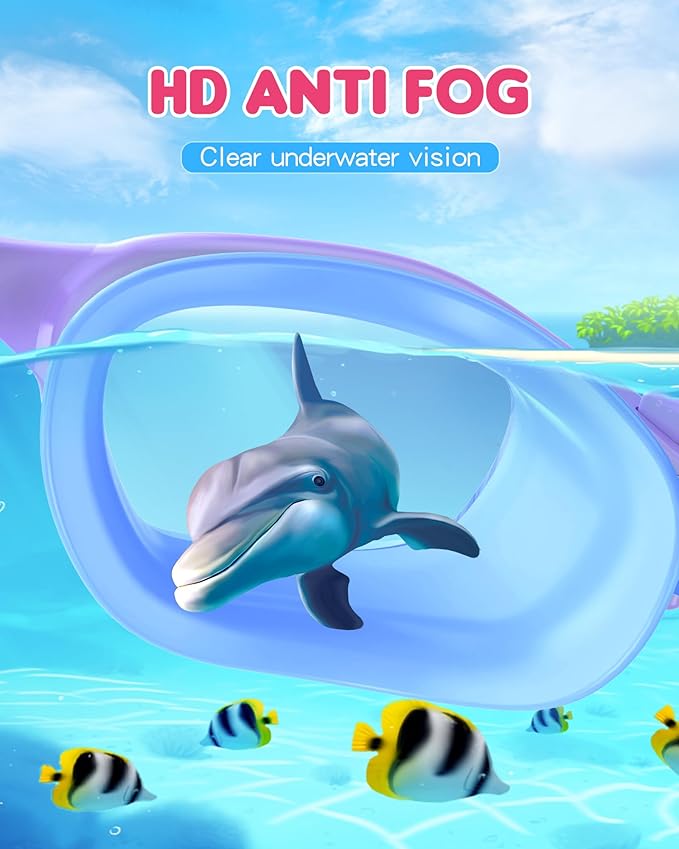 Kids Swim Goggles,Swimming Goggles for Kids 6-14, Anti-Fog UV Protection Pool Glasses for Boys Girls-StrideForce Fitness