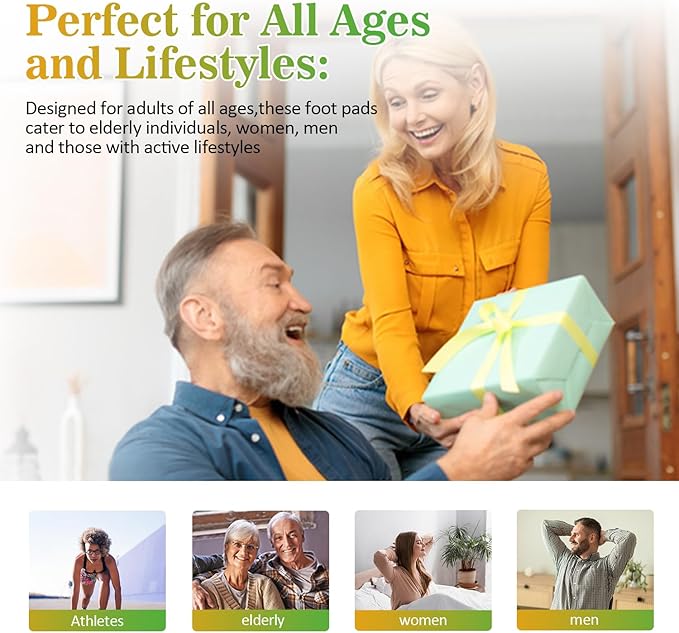 62 Pads Foot Pads -with Pure Natural Turmeric & Ginger, Wormwood, Bamboo Vinegar, Bigger Adhesive Pad Ginger Foot Pads-StrideForce Fitness