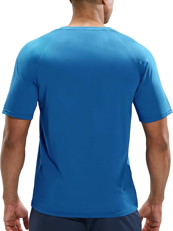 MIER Men's Dry Fit Workout T-Shirts Athletic Running Tee Short Sleeve Crew Neck Gym Tops, Polyester, Moisture Wicking-StrideForce Fitness