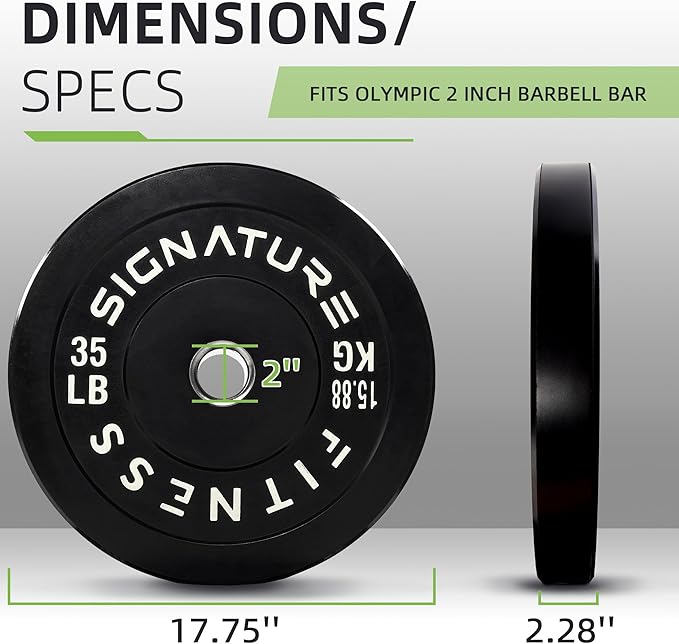 Olympic Bumper Plates Set, 2" Weight Plates for Strength Training & Weightlifting, Paris or Set or Set with Barbell, Multiple Options-StrideForce Fitness