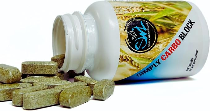 Simply Carbo Block| Blocks Carbohydrates and Sugars| Increase Metabolism| Promotes Weight Loss| 60 Count, Herbal Proprietary Blend - Gymnema Leaf, Chromium, Kidney Bean, Spirulina, Vitamin C-StrideForce Fitness