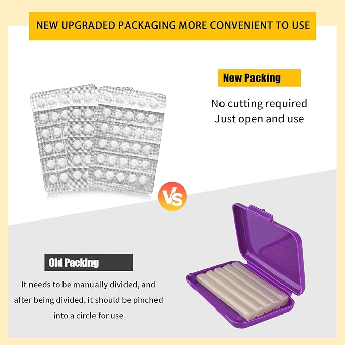 180PCS Braces Wax,Orthodontic Wax with Individual Packaging,Dental Waxs for Brace Travel Home Office,Mint