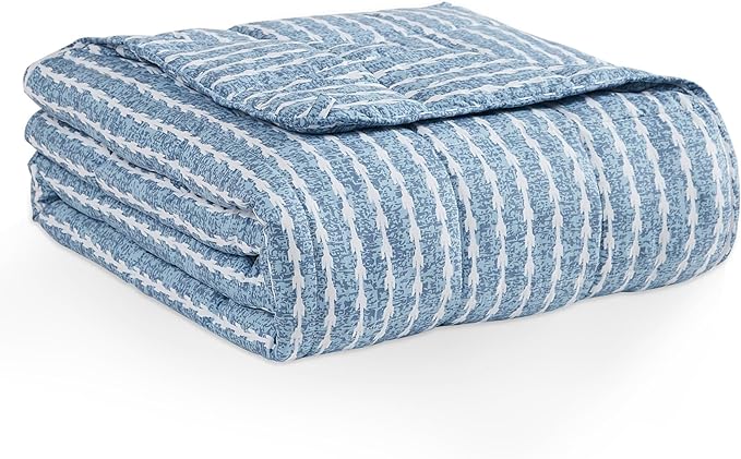 L'AGRATY Weighted Blanket - 60"x80" 17lbs Cooling Breathable Heavy Blanket Microfiber Material with Glass Beads for Adult All-Season Summer Fall Winter Soft Thick Comfort-StrideForce Fitness